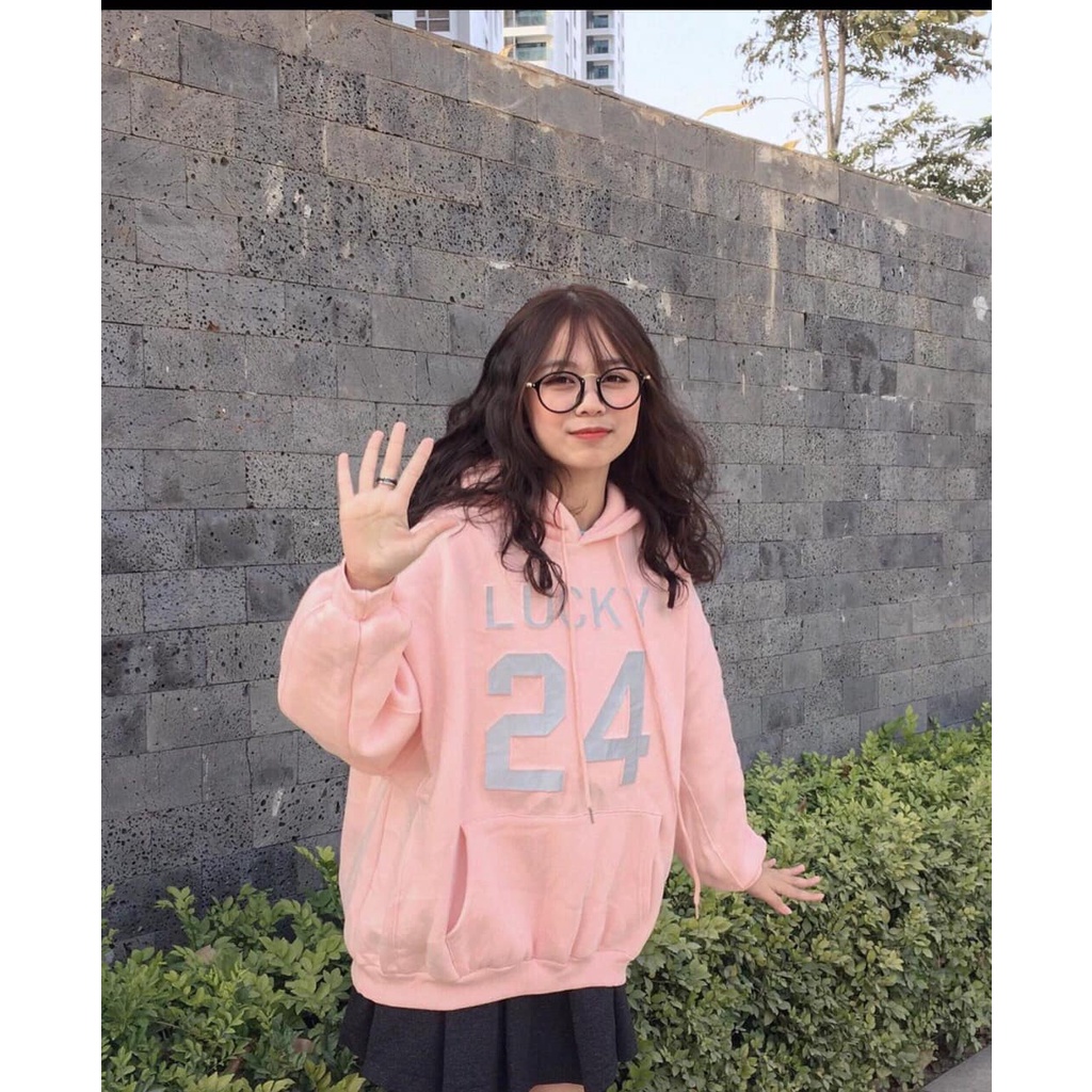 [FREESHIP 50K] Áo Hoodie Nỉ in số 24 Phản Quang Tay Bồng samsam4896 | BigBuy360 - bigbuy360.vn