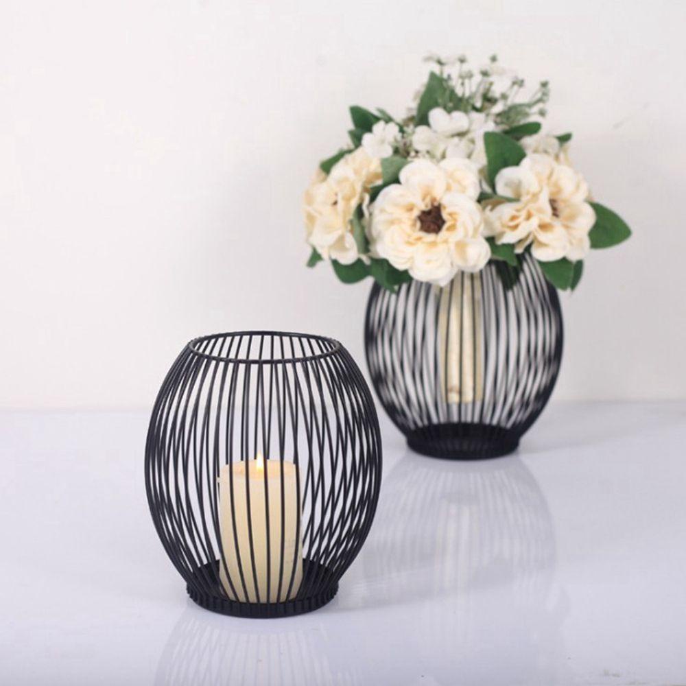 Giá Đỡ Nến Để Bàn Bằng Sắt Phong Cách Retro Đơn Giản Trang Trí Nội Thất