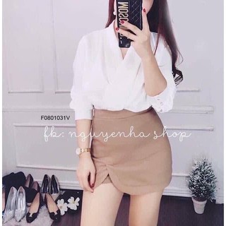 ÁO LỤA CỔ TIM NỮ