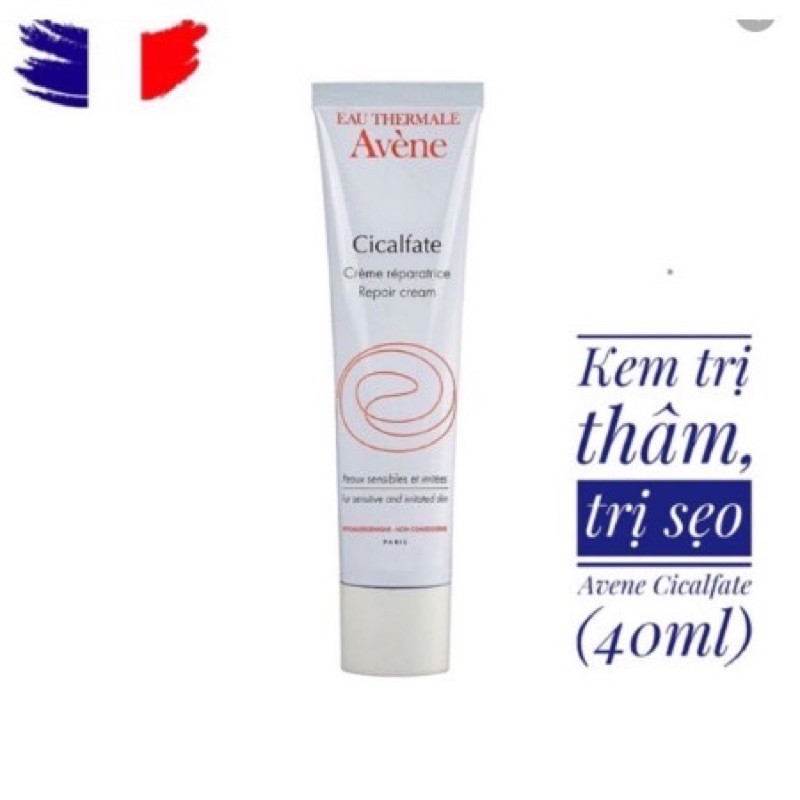 Kem Dưỡng Avene Cicalfate Phục Hồi, Dưỡng Ẩm, Làm Lành Sẹo Avene Cicalfate Restorative Skin Cream 40ml