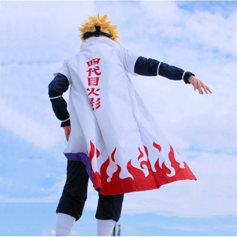 Áo khoác phong cách Akatsuki Naruto dùng hóa trang Halloween