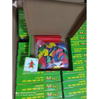 Ghép hình tư duy theo thẻ Pattern block