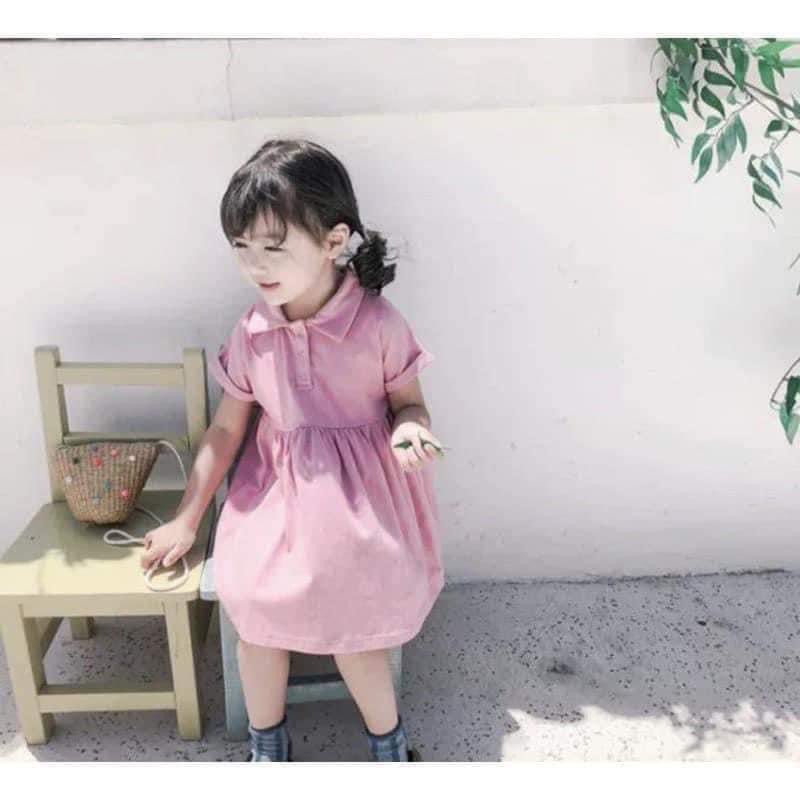 {thanh lý} váy polo bé gái, size 3-6y