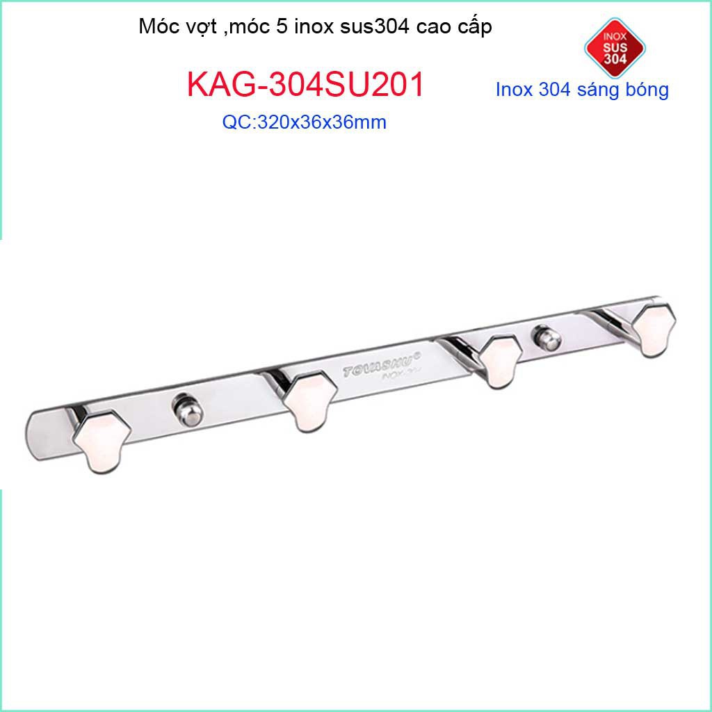 Móc  treo đồ Inox 304, móc inox 304 Tovashu KAG-304SU201