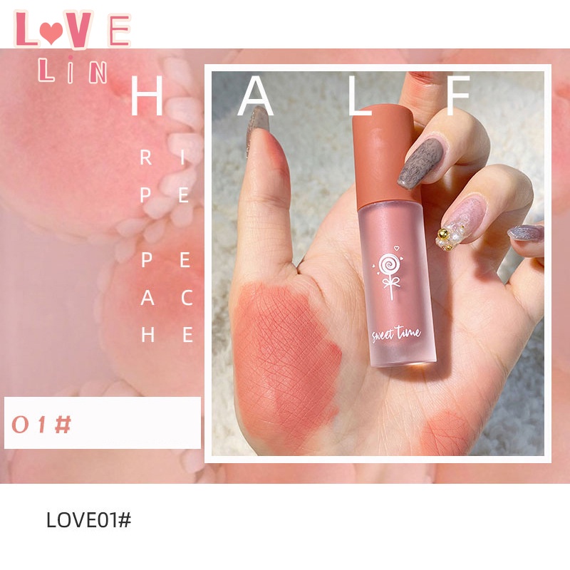 Phấn Má Hồng Dạng Lỏng Màu Đào/Lì Dùng Trang Điểm Chuyên Nghiệp