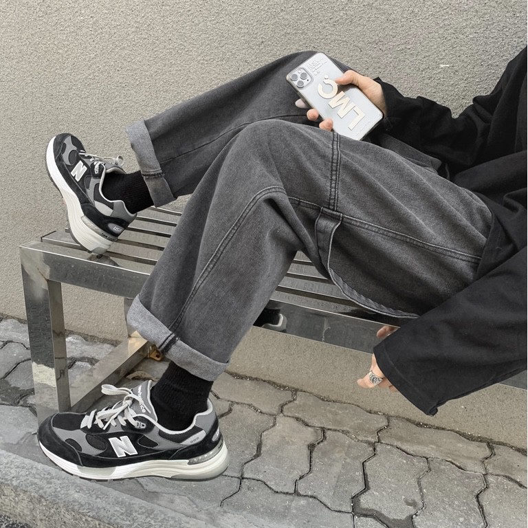 [Hàng có sẵn] Quần Jean Ống Rộng Phong Cách Hiphop Workwear Unisex Trend 2021