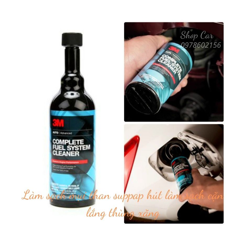 Súc Cặn Bình Xăng, Dầu Ô Tô 3M Complete Fuel System Cleaner 08813