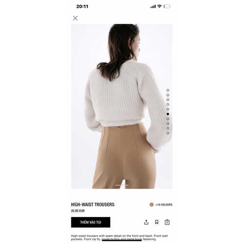 Quần tây đen,kem ống đứng nữ ZR-hàng xuất