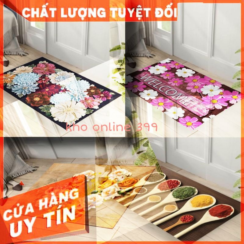 [RẺ VÔ ĐỊCH] thảm chân, thảm chùi chân đẹp 40x60, trang trí nhà cửa