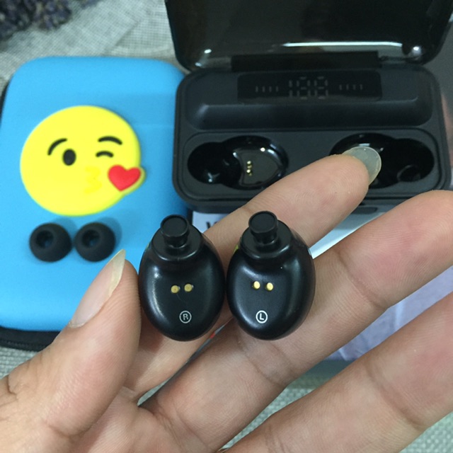 Tai nghe Bluetooth AMOI F9 Pro - Chống nước - Sạc dự phòng
