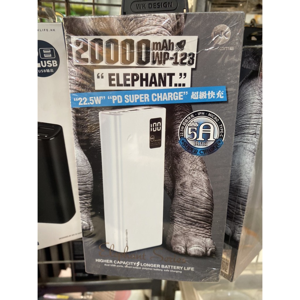 Pin Sạc Dự Phòng WK 10.000 - 20.000mah, sạc nhanh nhiều lần, ổn định máy - Uni Shop