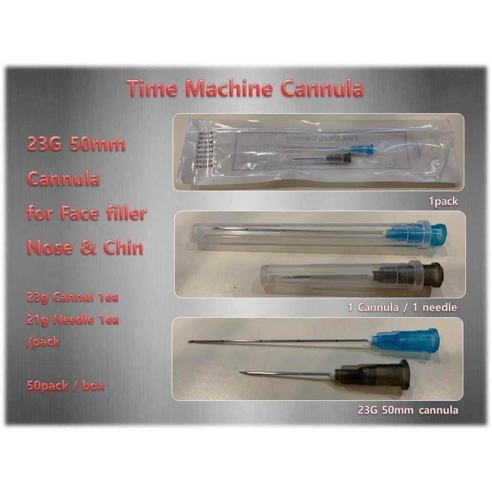 Kim Cannula tiêm filler đầu tù sẵn kim mồi 23G 25G