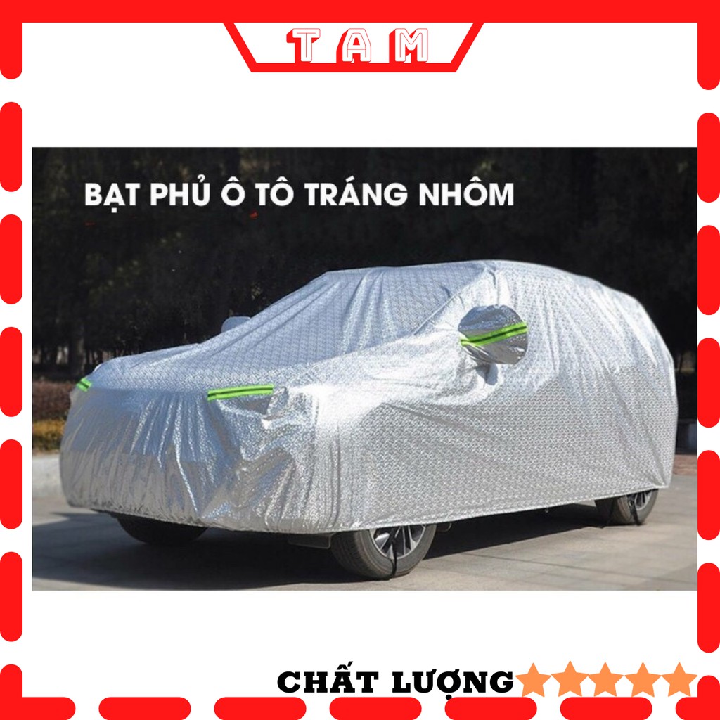 Bạt phủ xe ô tô tráng nhôm cách nhiệt chống thấm nước cho xe 4 đến 7 chỗ