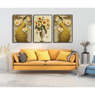 Tranh Canvas Trang Trí - 40 x 60 x 3 - Khung Viền Đen