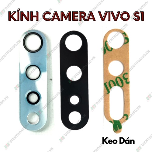 Mặt kính camera vivo s1 có sẵn keo dán