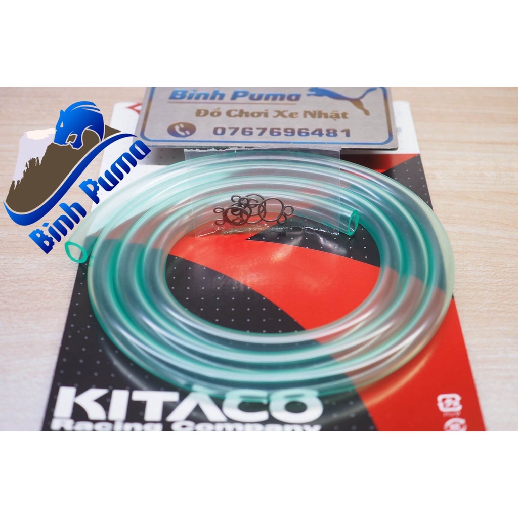 COMBO DÂY XĂNG XANH KITACO 6mm & LỌC VÀNG KIJIMA