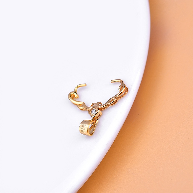 █diy゜ S925 Bạc●Mặt Dây Chuyền Bạc S925 Hình Hoa Đính Đá Zircon Có Khóa Cài diy