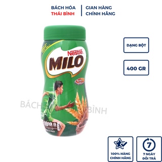 Thức uống lúa mạch Nestlé Milo bột nguyên chất hũ nhựa 400g