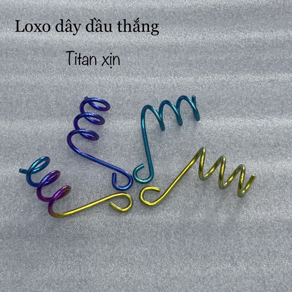 Lò xo chân chống , nghiêng , dây dầu Titan Gr5 xe máy