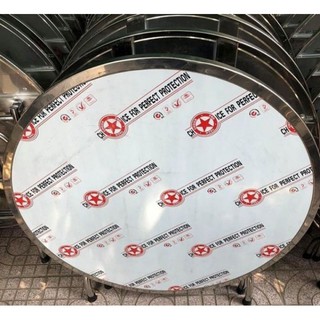 Bàn tròn inox 1m và 1m2