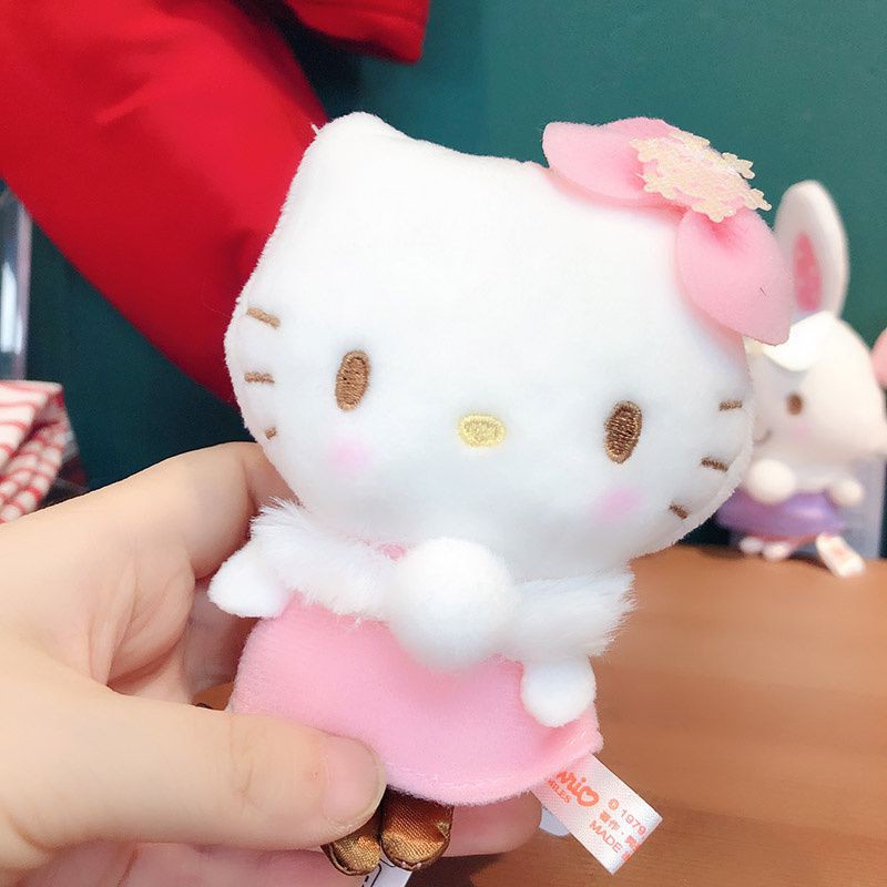 Móc Khóa Nhồi Bông Nhân Vật Hoạt Hình Kuromi My Melody Đáng Yêu