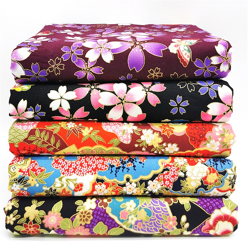 Vải may vá 100% cotton màu quyến rũ