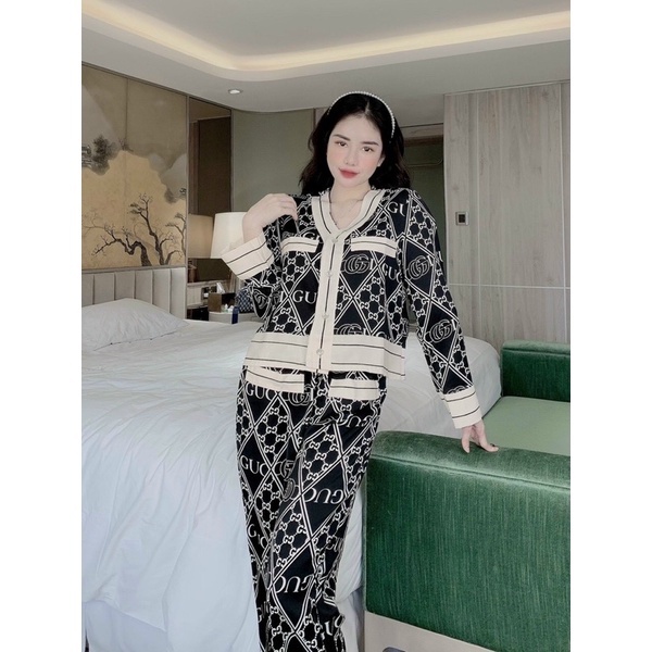 ĐỒ BỘ PIJAMA VẢI MANGO HÀNG THIÊT KẾ