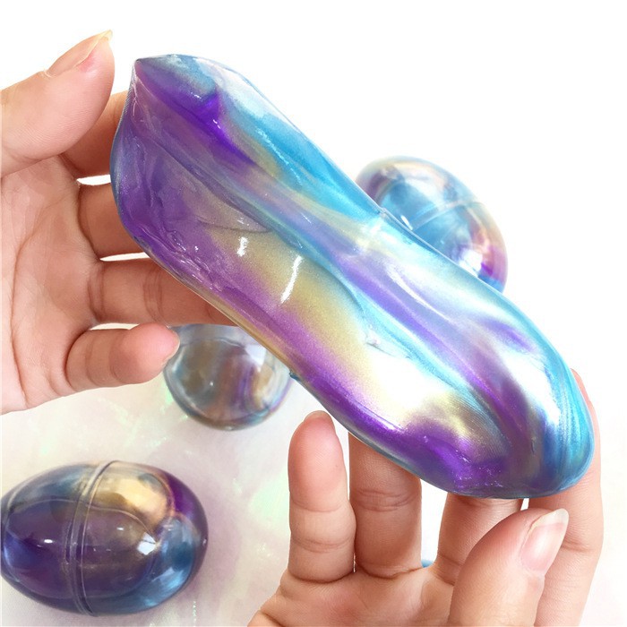 đồ chơi slime lọ tròn màu galaxy mã HMV81 H83 nhập khẩu