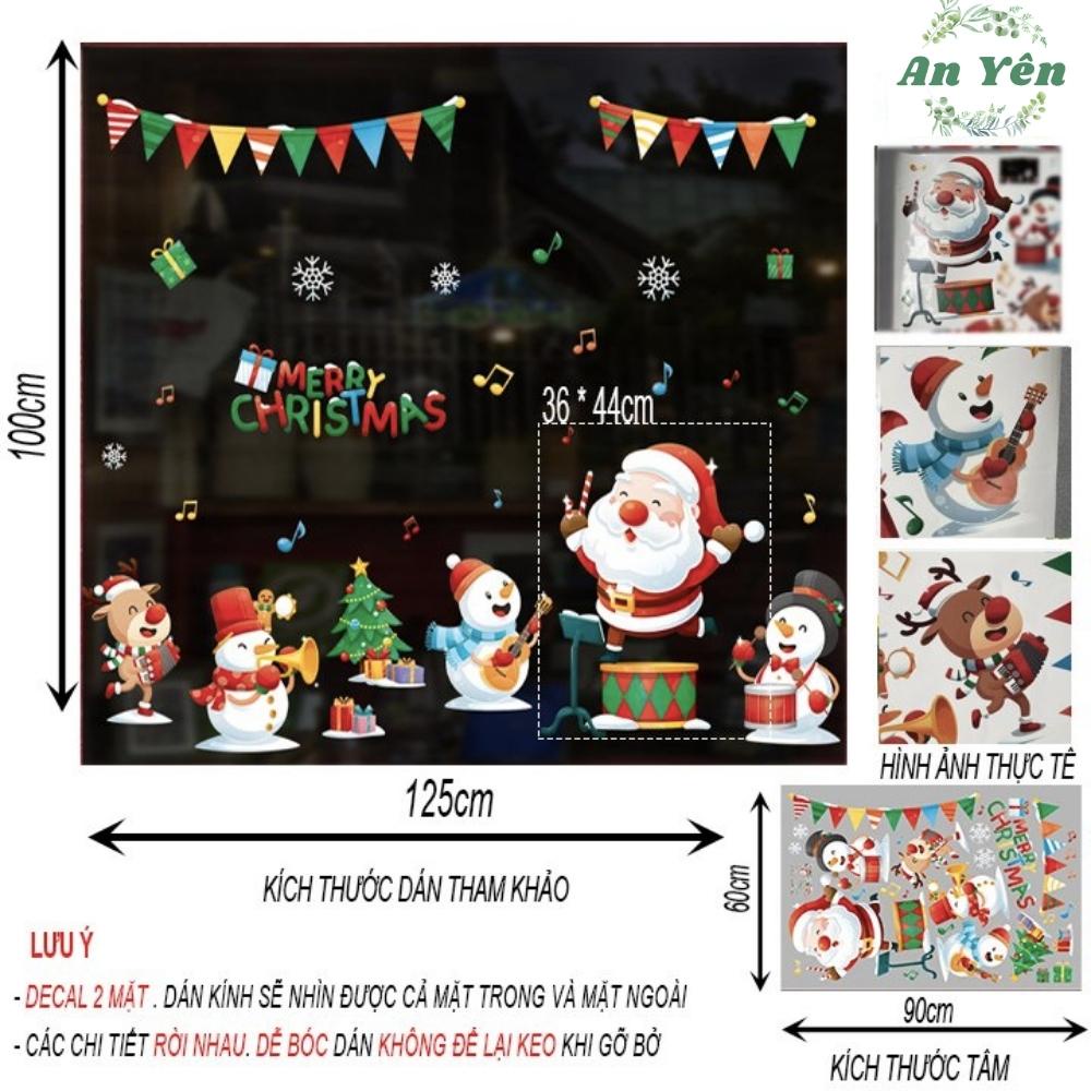 Tranh dán Noel, decal Noel Decal dán tường Trang trí Noel - Giáng sinh (nhiều mẫu) | BigBuy360 - bigbuy360.vn