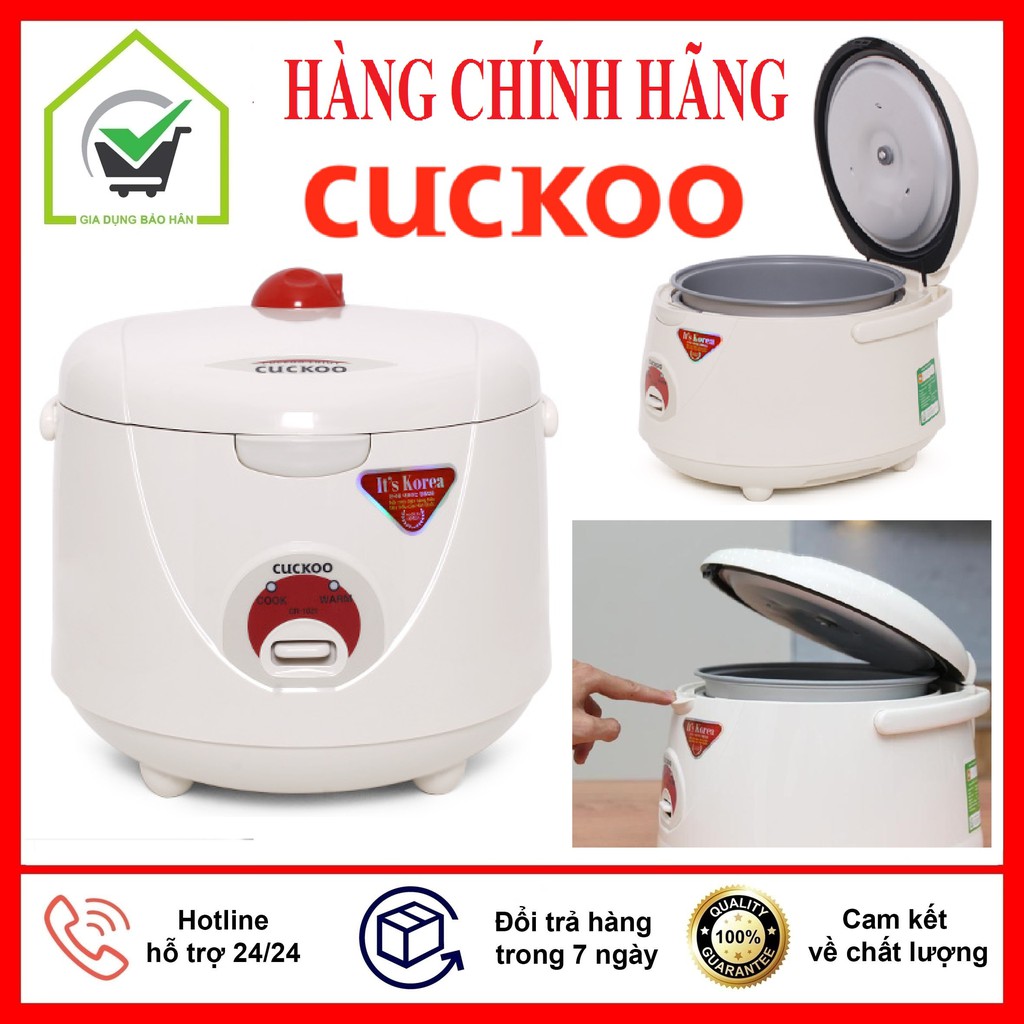 [HÀNG CHÍNH HÃNG] Nồi cơm điện Cuckoo 1.8 Lít CR-1021 Bảo hành 12 tháng