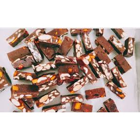 [HOT] Nougat cà phê bánh quy mặn/oreo   - kẹo hạnh phúc - siêu hạt, mứt, ít ngọt, healthy