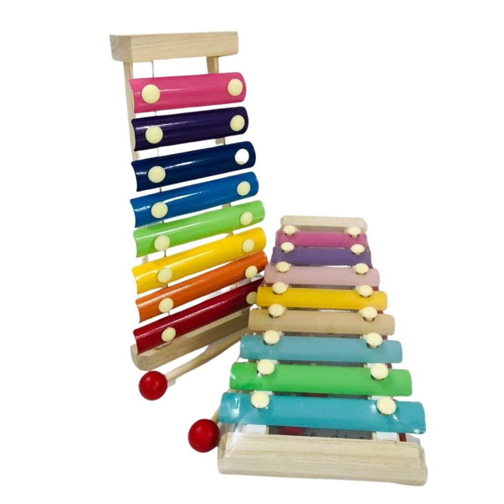 Đàn Gõ Nhạc làm bằng gỗ - Đàn Xylophone 8 thanh giúp bé kích thích phát triển giác quan- ALOKIDS TB