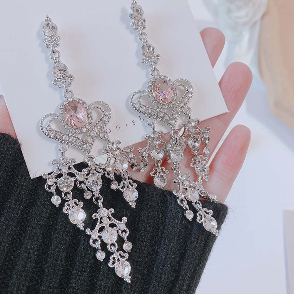 Khuyên Tai Nữ Trang Dáng Dài Phong Cách Vintage