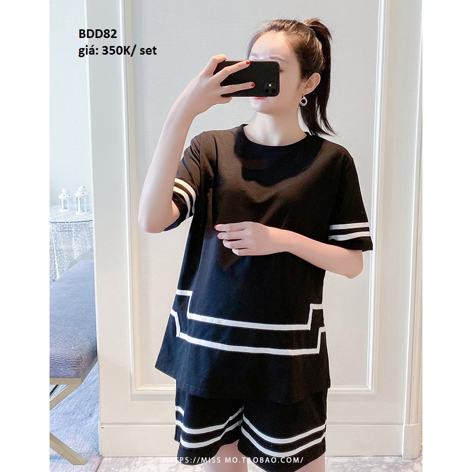 BỘ ĐỒ BẦU COTTON SIÊU MÁT BDD82