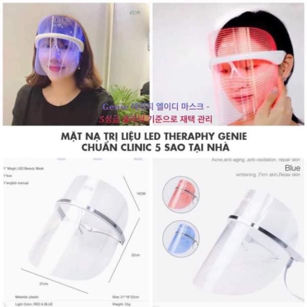 MẶT NẠ ÁNH SÁNG SINH HỌC LED THERAPHY CHUYÊN TRẺ HOÁ - TRẮNG DA - MỜ NÁM - DIỆT MỤN