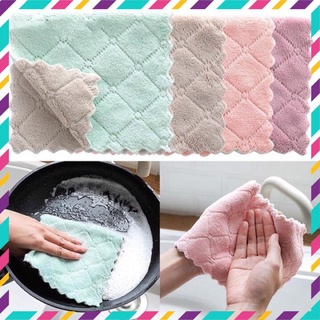 Khăn lau đa năng 2 mặt mềm mại, siêu thấm - khăn lau bếp - khăn lau bát đĩa