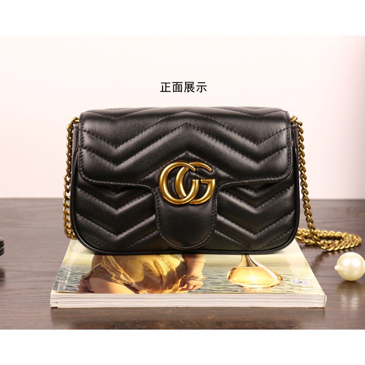 Túi Xách Nữ Đeo Chéo Gucci 💖 𝑭𝑹𝑬𝑬𝑺𝑯𝑰𝑷 💖 Khóa Gập Thời Trang 2020 Sành Điệu Trẻ Trung