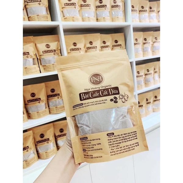 🥥☕️BỘT TẮM - BỘT ĐẮP MẶT CAFE CỐT DỪA NGA HOÀNG