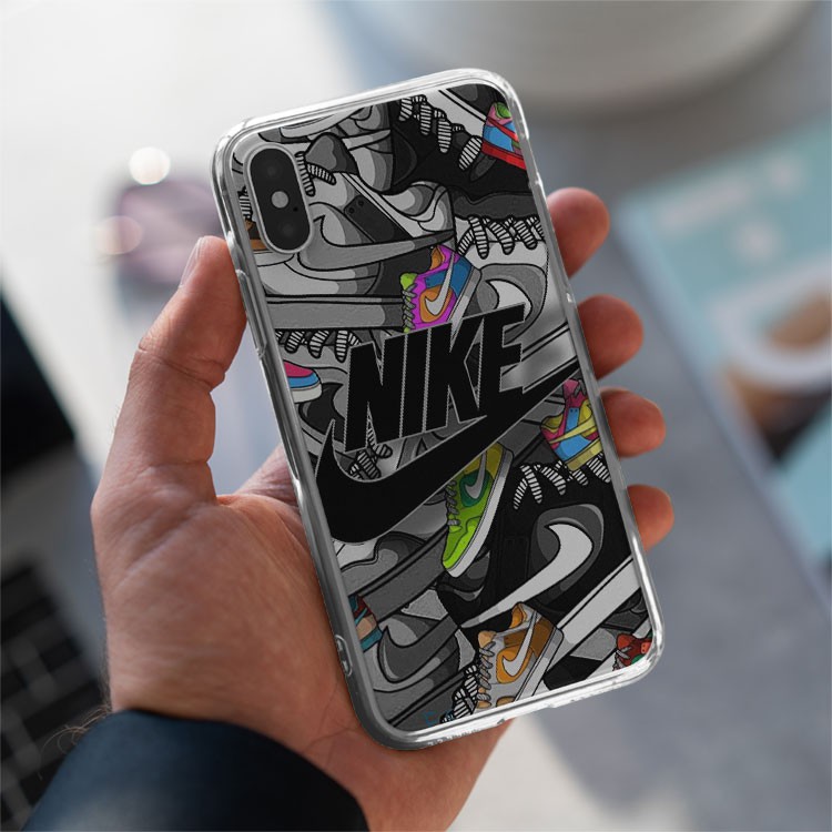 Ốp điện thoại dẻo màu sắc nike hiệu cá tính Iphone 7/8/8Plus/X/Xs/Xs Max/11/11 Promax/12/12 Promax NIKPOD00154