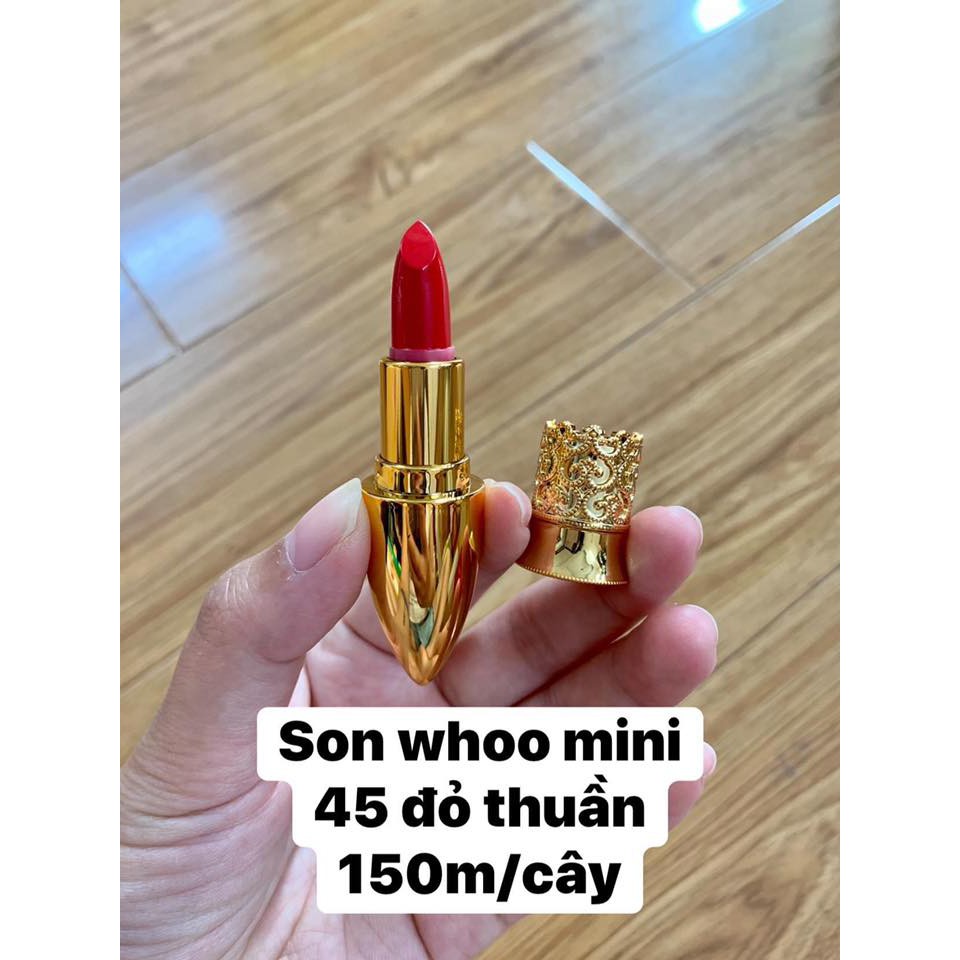 Son whoo mini đỏ thuần màu số 45