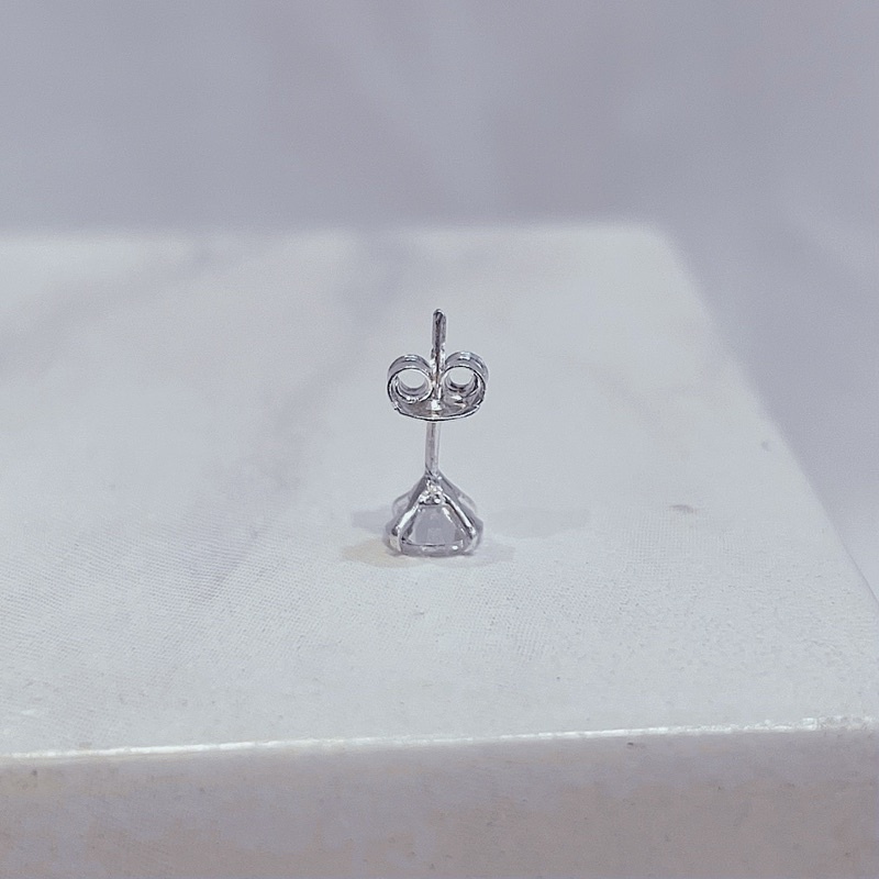 KHUYÊN NỤ CHUẨN BẠC S950 ĐÁ CZ 6A