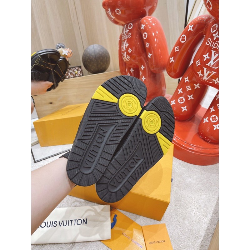 Dép da thật cao cấp LV Louis Vuitton