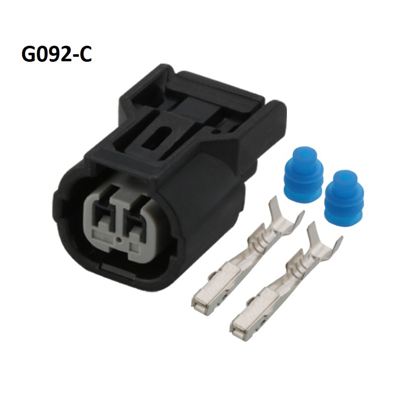 G092-Giắc cắm xi nhan cảm biến khí nạp 2 lỗ