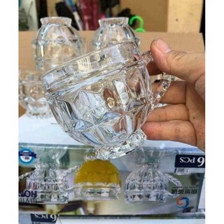 Bộ 6 cốc uống bia thủy tinh cao cấp