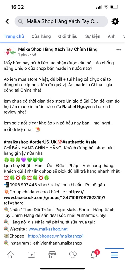 Áo chống nắng Uniqlo chất Airism làm mát 2019 bill Nhật 18.7.2019 | BigBuy360 - bigbuy360.vn