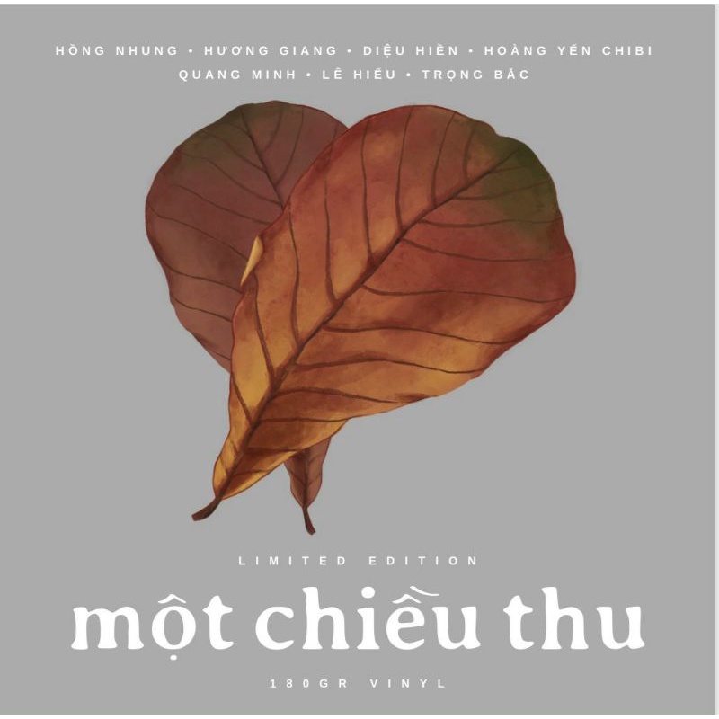 Đĩa than vinyl Một Chiều Thu - phát hành 31/12