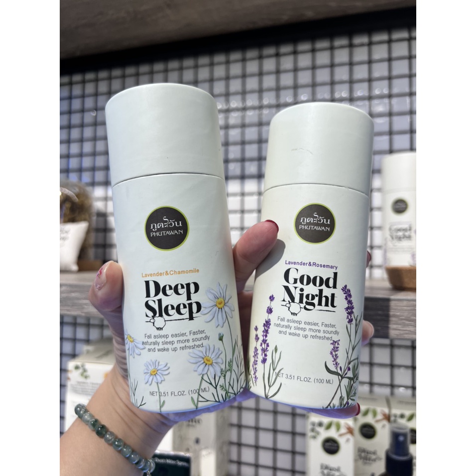 Chai Xịt Good Night - Deep Sleep Phutawan Giúp Dễ Ngủ, Ngủ Ngon, Sâu Giấc (An Toàn Cho Trẻ) 100ML - Wincy Mart
