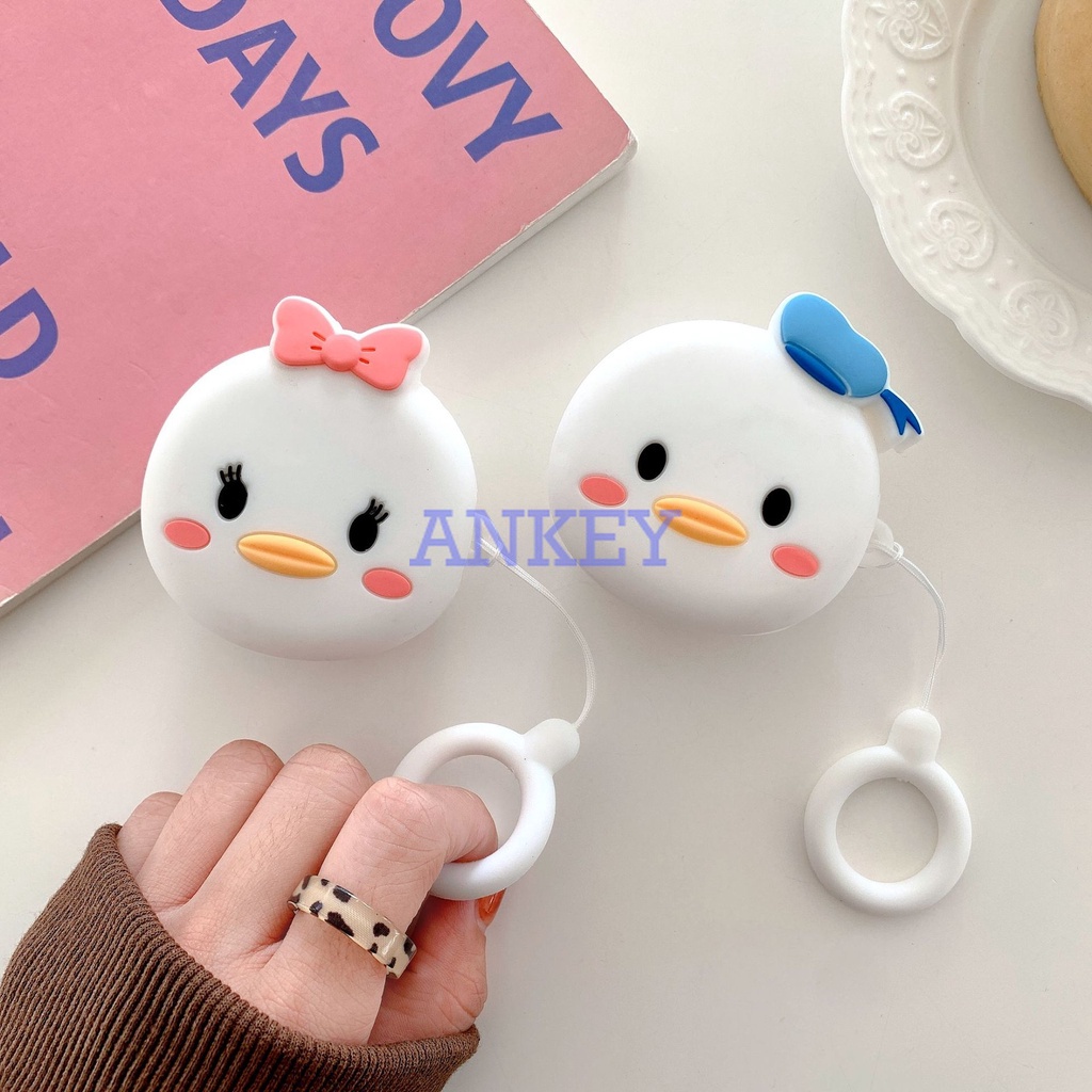 Samsung Galaxy Buds Live / Buds Pro / Buds2 Vỏ bọc hộp sạc tai nghe silicone động vật hoạt hình chống nước có móc khóa