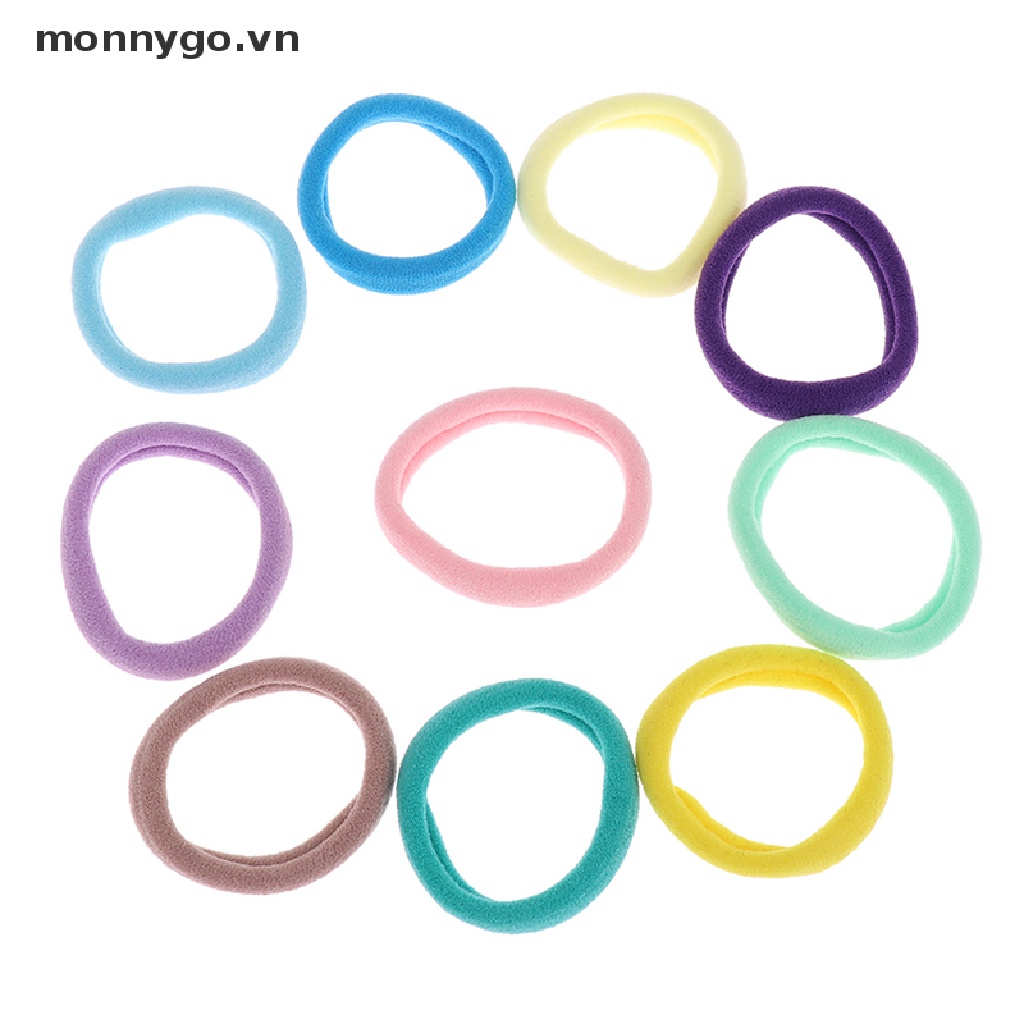 50 Dây Buộc Tóc Co Dãn Mềm Mại Cho Nữ