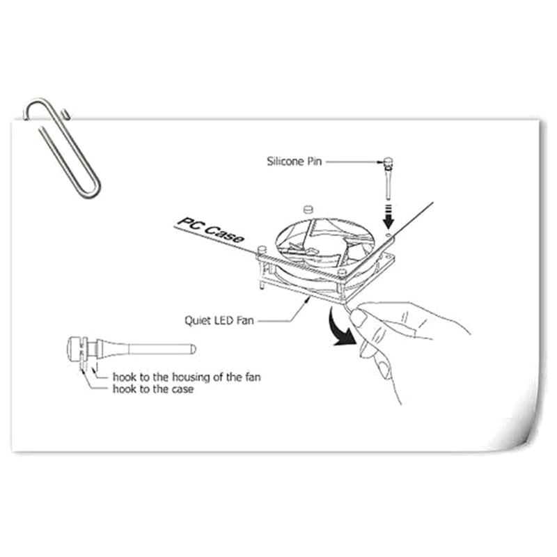 Đinh Vít Nhựa Cao Su Chịu Nhiệt Độ Cao Chống Ồn Cho Quạt